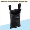 Bicycle Storage Bag Detachable Front Handlebar Basket Large Capacity Waterproof Pocket for Commuting Cycling