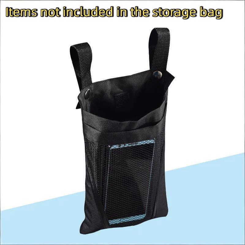 Bicycle Storage Bag Detachable Front Handlebar Basket Large Capacity Waterproof Pocket for Commuting Cycling