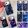 Jellyfish Print Navy Phone Case For iPhone 17 Air 14 15 13 12 Max Cover For Apple 14 15 16 16e 11 Pro Max Plus