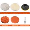1 set Car Polishing Sponge Pads Kit Foam Pad Buffer Polishing Machine Wax Pads 3/4/5 Inch for Removing Scratches Car Accessories