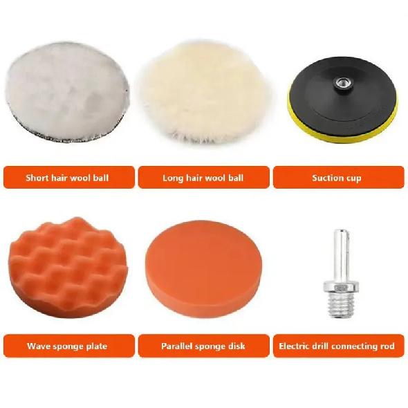 1 set Car Polishing Sponge Pads Kit Foam Pad Buffer Polishing Machine Wax Pads 3/4/5 Inch for Removing Scratches Car Accessories