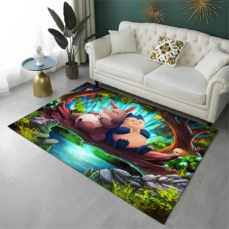 

Classic T-Totoro Cartoon Cute Carpet Rug for Playroom Bedroom Living Room Sofa Home Decor,kid Area Rug Non-slip Floor Mat Gift 40x60cm