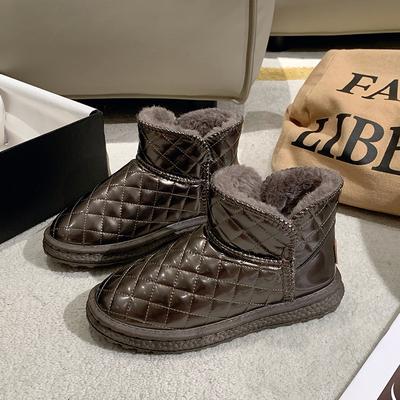 Fashion Winter Non-slip Platform Snow Boots for Women Designer Soft-soled Women's Warm Cotton Shoes Fashion Casual Ankle Boots Female