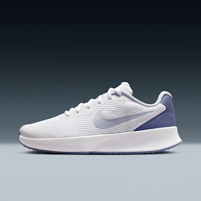 Nike Court Vapor Lite 3 HC White World Indigo Ghost (Women s) 36.5