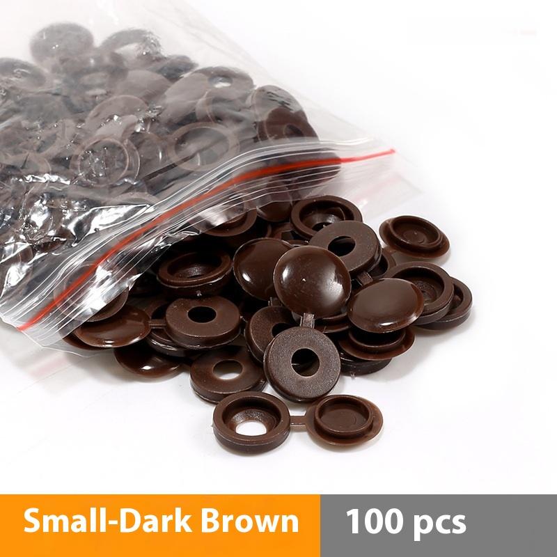 100Pcs Cross Screw Nail Cap Screw Decorative Cover Folding Buckle For Car Furniture Decorative Nuts Cover Bolts Hardware
