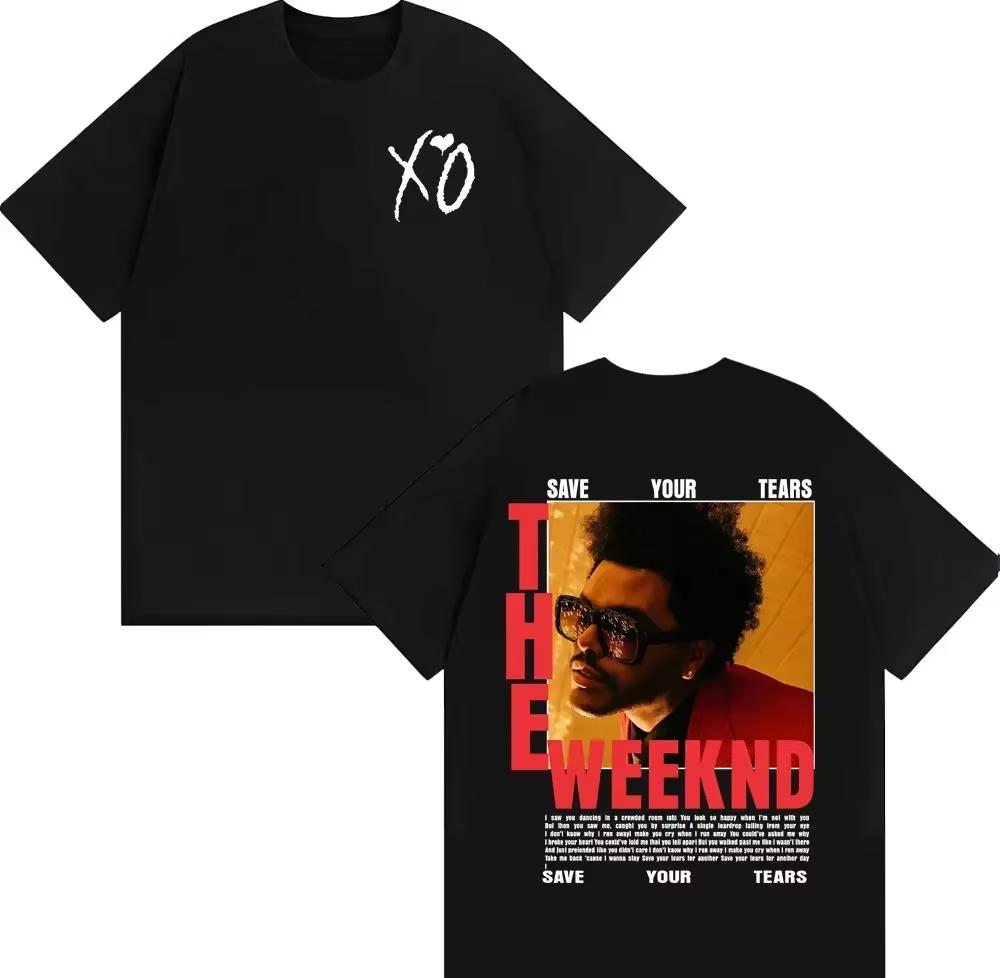 

The Weeknd After Hours Til Dawn Europe 2026 Tshirt Mens Women Fashion Hip Hop Street T Shirts Summer Tops Cotton Tshirts S