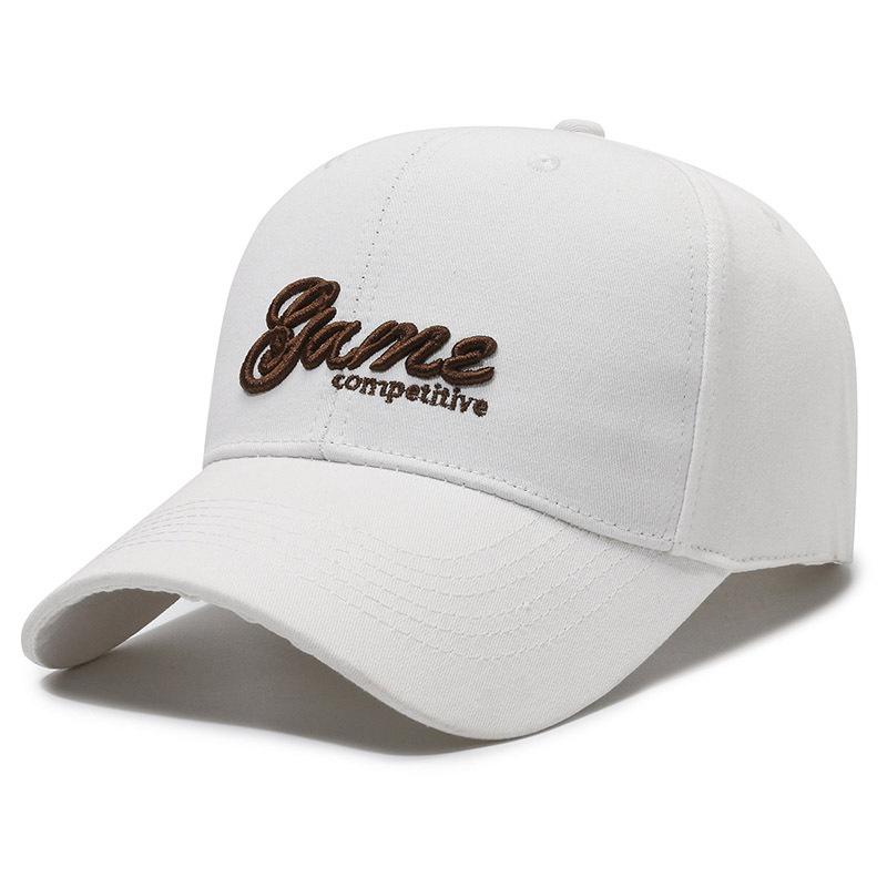 Nuova tendenza design ricamo lettera berretto da baseball uomo e donna cotone traspirante escursionismo pesca viaggio ciclismo sportivo cappello aderente