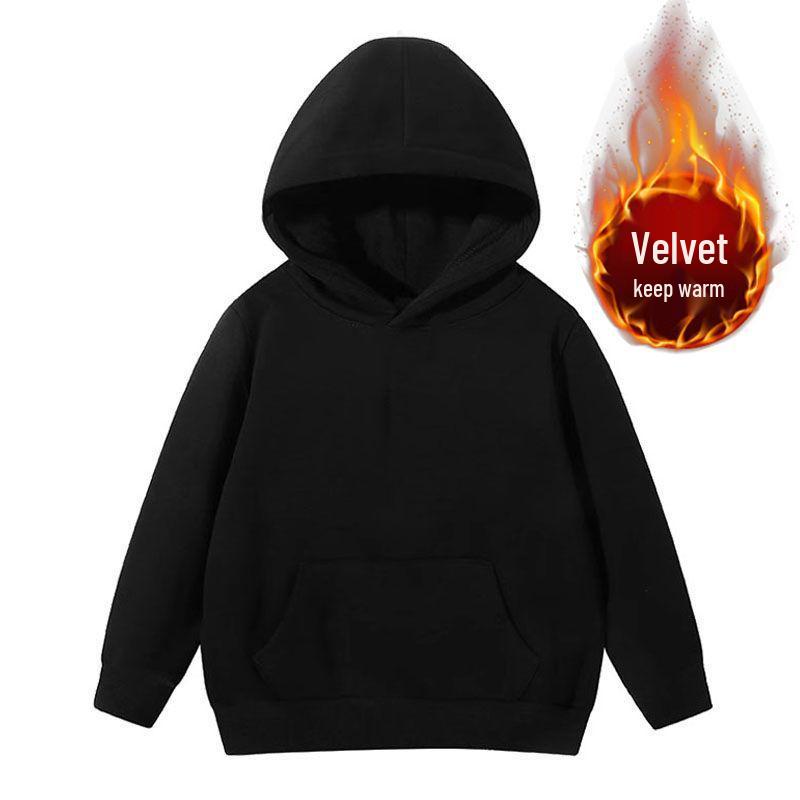 Kinder Kapuzensweatshirt: Individuelles Logo, Schul- und Teamuniform, reine Baumwollmischung für Jungen und Mädchen