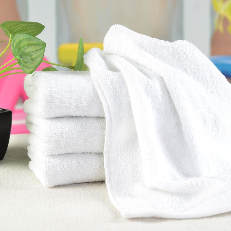 Disposable White Towel for Foot Massage, Steam Bath, and Hotel Use - Customizable LOGO