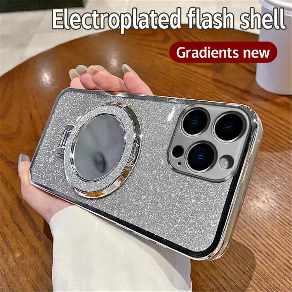 Mirror Bling Glitter Plating Gradient Phone Case For Samsung Galaxy A52 A32 A22 A12 A72 A71 A51 A31 A21S A50 A20 A30 Back Cover