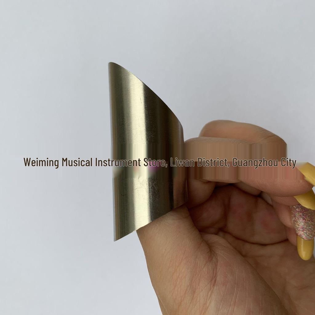 Edelstahl 304 Fingerlinge Gitarren-Slide für E- und Akustikgitarren