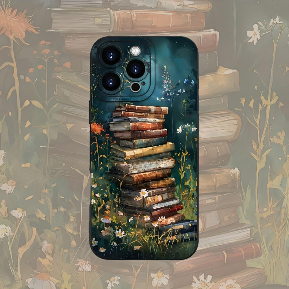 Book Pattern Mobile Phone Case Suitable for iPhone 17 16 15 14 13 12 11 Pro/ Max /Plus Anti-fall and Shockproof Back Cover