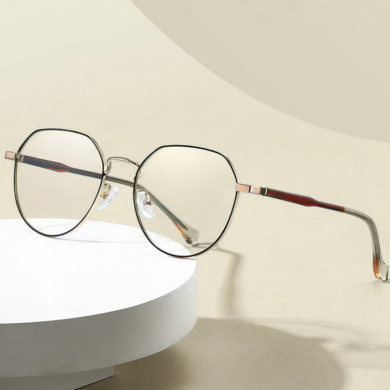 The Classic LD219 Blue Light Blocking Glasses Frame C40 Rose Gold