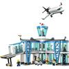 LEGO City Airport Terminal and Airplane Toy Set 60502 Vehicle Airship Interior Stylish Birthday Gift for Kids 8-10 Years Old Boys and Girls
