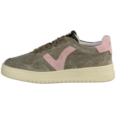 Victoria Seul Bicolor Split Leather Sneakers