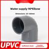 PVC-Wasserrohrverschraubung, rechtwinklig, 90°, selbstklebender Kunststoff, 50 mm