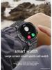 Multi-Function Smartwatch: Outdoor-Ready, Waterproof, Heart Rate & Blood Pressure Monitor with Bluetooth Calling