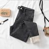 Warm Winter Denim Pants Plus Velvet Thicken Women Skinny Jeans High Waist Vintage Slim Large Size Stretch Jeans