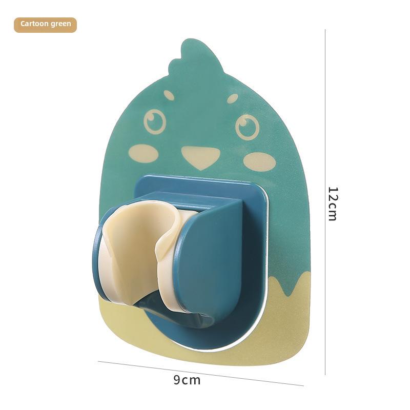 Shower Head Holder Punch-Free Shower Head Wall Mounting Bracket Silicone Suction Cup No Drill Need for Marble Glass Ceramic