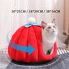 Cat Bed for Indoor Cats Cat House Hut Anti Slip Bottom Pet Bed Small Dog Tent Bed