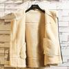 Men Cashmere Jacket Winter Hooded Coat Plus Velvet Thick Warm Jacket Retro Style Coat for Youth