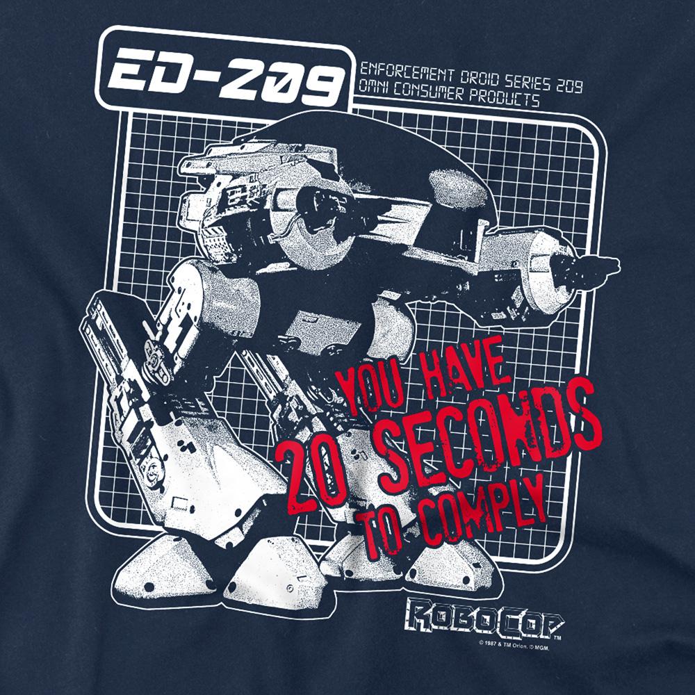 Robocop Unisex Adult Ed 209 T-Shirt