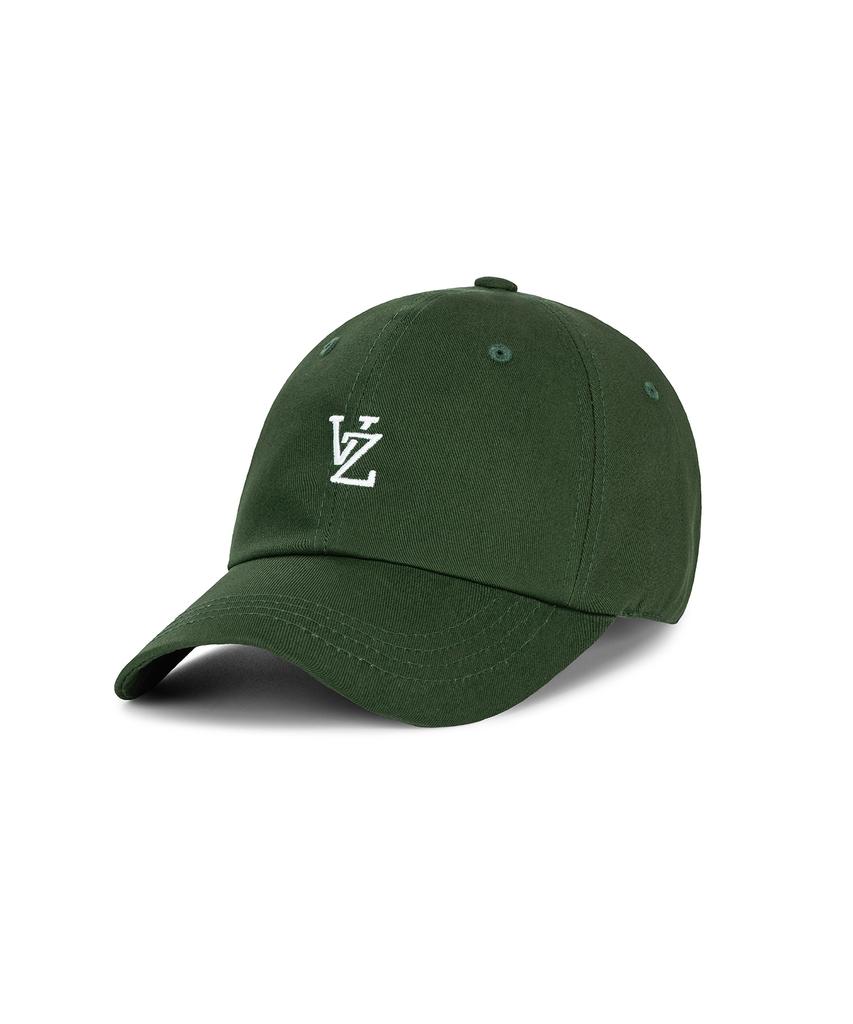 Bajal Monogram Soft Oversized Ball Cap Green
