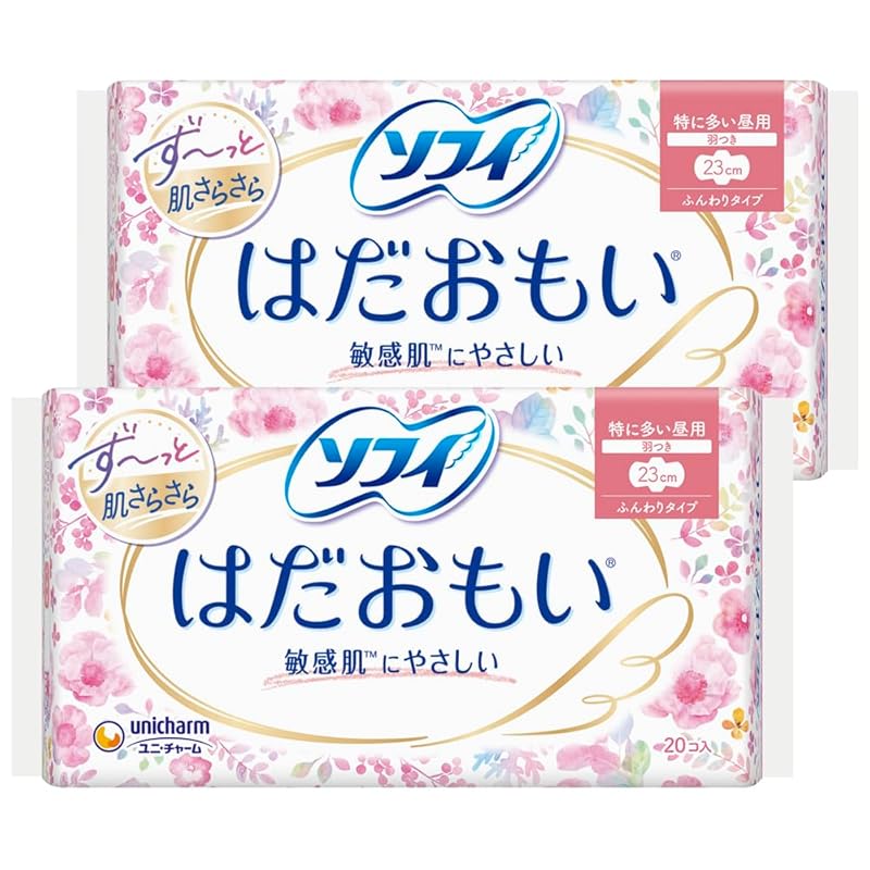 

[Bulk purchase] Sophie Hadamoi For daytime use on particularly busy days with wings 23cm 20 pieces x 2 packs (unicharm Sofy)