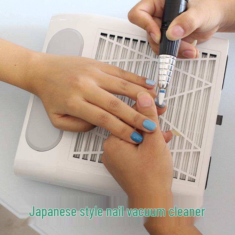 

High-Power Nail Dust Collector with Japanese Filter & Hand Rest