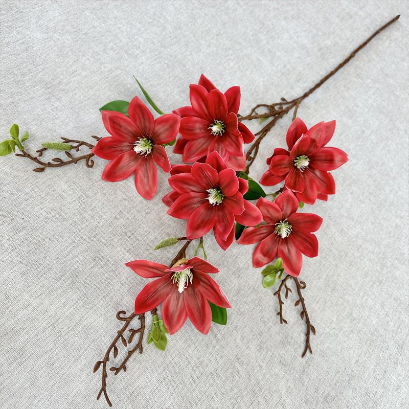 Plants Simulated Magnolia Wedding Hotel Restaurant Decoration Ornament Desktop