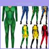 Exquisites X-Men Mystique Damen Catsuit Jumpsuit 3D Gedrucktes Cosplay Kostüm