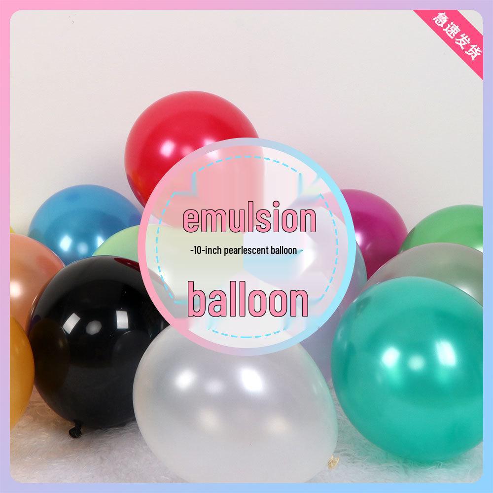 10-Zoll Perlglanz-Latexballons für Geburtstage, Hochzeiten und Partydekorationen