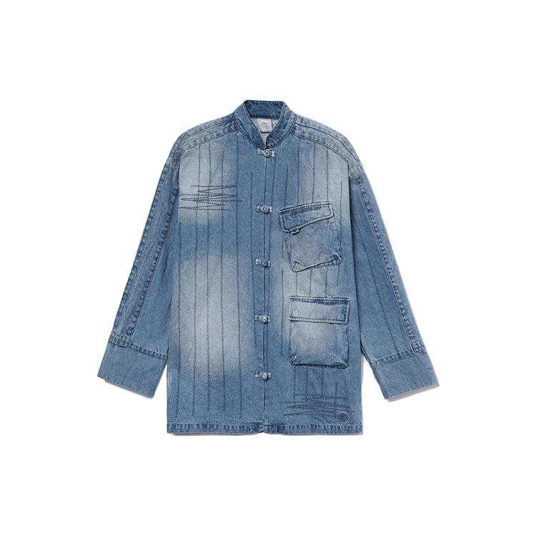 Джинсовая куртка Li Ning CF Tracing Мужская Синяя AJDR529-1 L