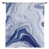 Marble Texture Navy Blue Sheer Curtains for Living Room Decoration Window Curtains for Kitchen Tulle Voile Organza Curtains
