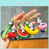 Adorable Fruit Panda Keychain Cute Cartoon Couples Charm For Backpack Car Gift