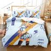Fashion 3D Print Anime Bed Sheet Faity Tail Bedding Set Single Twin Full Queen King Size Bed Set Adult Kid Bedroom Duvet Cover