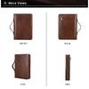 A5Laptop Notebook Case Handmade Genuine Leather With Multiple Card Fountain Pen Positions School Office Supplies Stationery