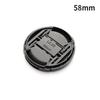 Camera Lens Cap 40 5mm 49mm 52mm 55mm 58mm 62mm 67mm 72mm 77mm 82mm Snap on Front Lens Cap for Camera High Quality 1PC