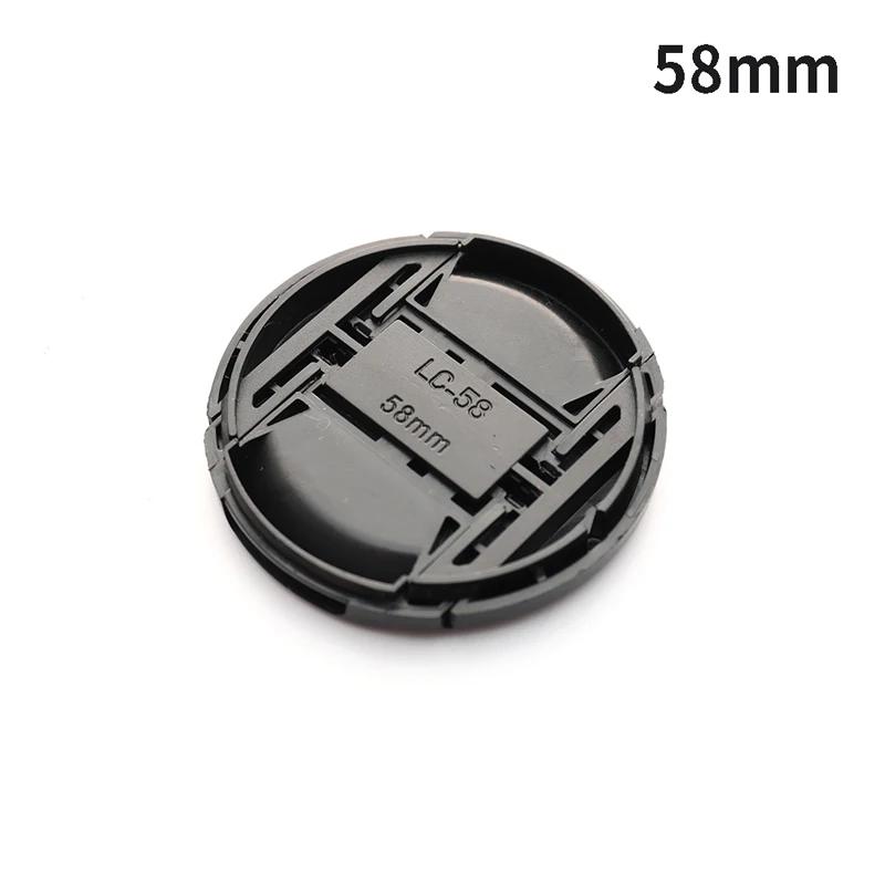 Camera Lens Cap 40 5mm 49mm 52mm 55mm 58mm 62mm 67mm 72mm 77mm 82mm Snap on Front Lens Cap for Camera High Quality 1PC