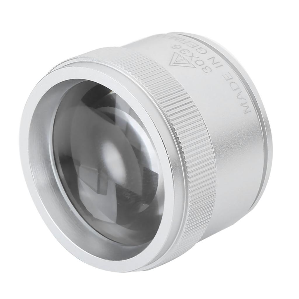 30X Magnifying Glass Handheld Portable Magnifier for Jewelry Coins IdentificationSilver