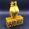 Best Ass Award Creative Best Boobs Award   Gold Ornament Trophy Statue Funny Creativity Resin Home Decorations Gifts