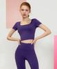 XEXYMIX Gela Intention Square Crop Top Ultraviolet
