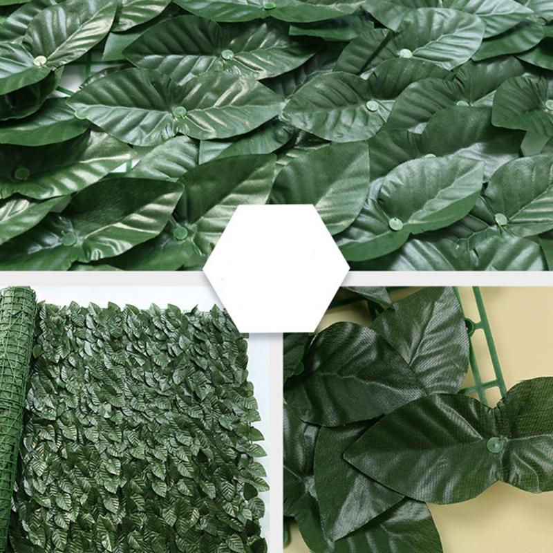 Artificial Fence Leaves Balcony Courtyard Ivy Privacy Fence Screen