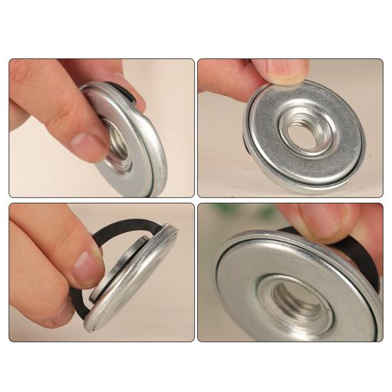 Angle Grinder Flange Nut M14 Thread Angle Grinding Tool Flange Nut Quick Clamping Nut Locking Plate Chuck Flange Nut for Angle Grinder Replacement