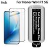 For Honor WIN RT 5G Glass IMAK Dust-free Cabin Full-screen Tempered Glass Film Supports Fingerprint Unlock