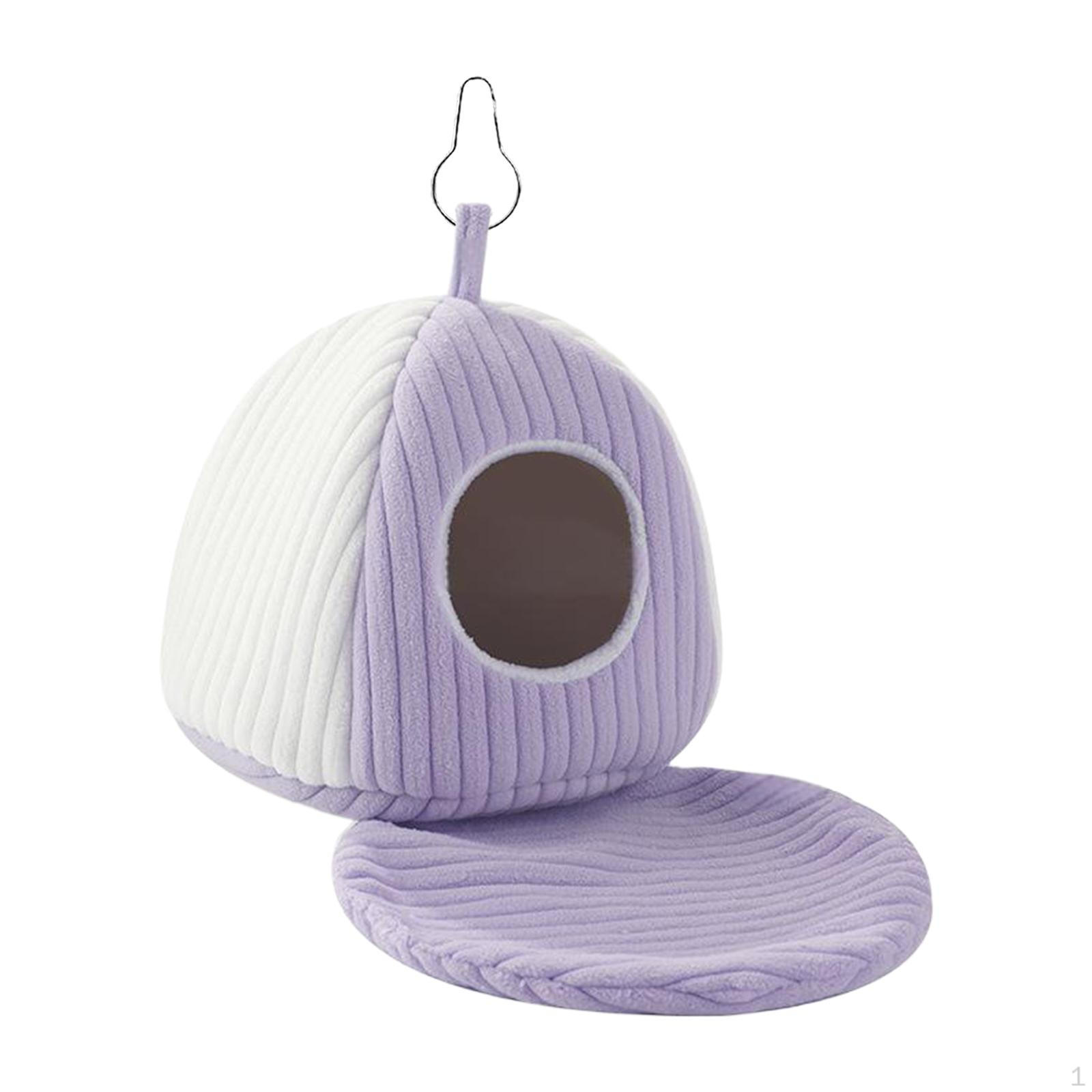 

Гнездо для птиц для клетки Подвесной гамак Установка Удобный дом для попугая Кровать 17cmx17cmx17cm