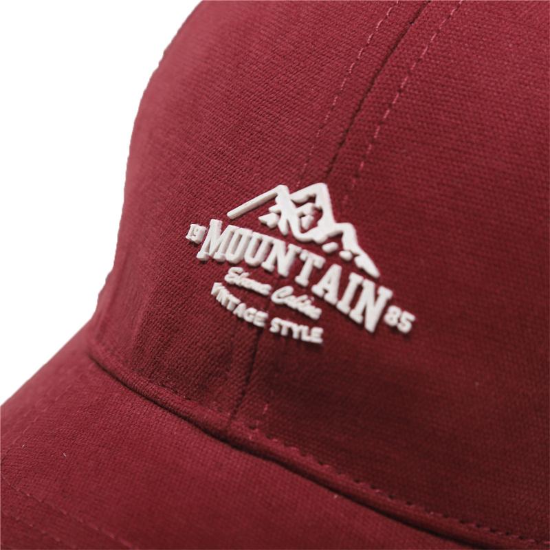 Unisex Cotton Caps Mountain Embroidery Vintage Baseball Cap Men Women Adjustable Casual Outdoor Streetwear Sports Sunscreen Hat