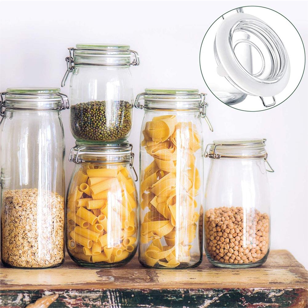 Küchenglas Dichtring Ersatzdichtung 10 Stück Küchenzubehör Ringe Gummi