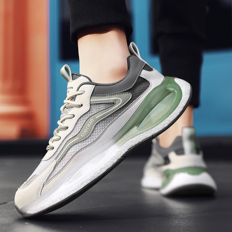 Summer Mesh Breathable Sports Shoes Soft Sole Popcorn Dad Shoes Casual Basketball Shoes Running Men's Shoes Live Broadcast New Models