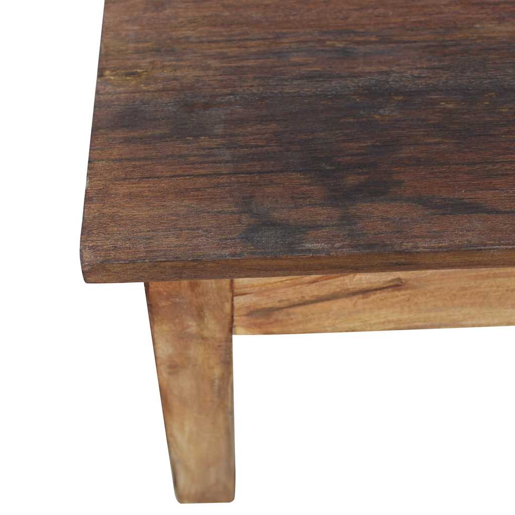 Coffee Table Solid Mahogany Wood 96 x 73 x 45 cm